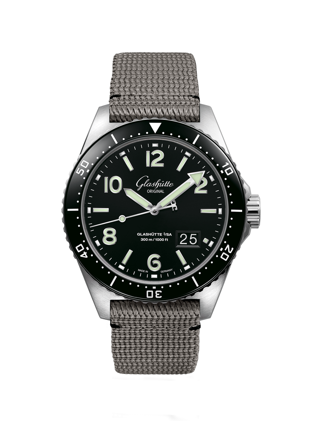 【値下げ】ESCHENBACH パノラマクラブM 8X16 SeaQパノラマデイト 1-36-13-01-80-35 - Glashütte Original