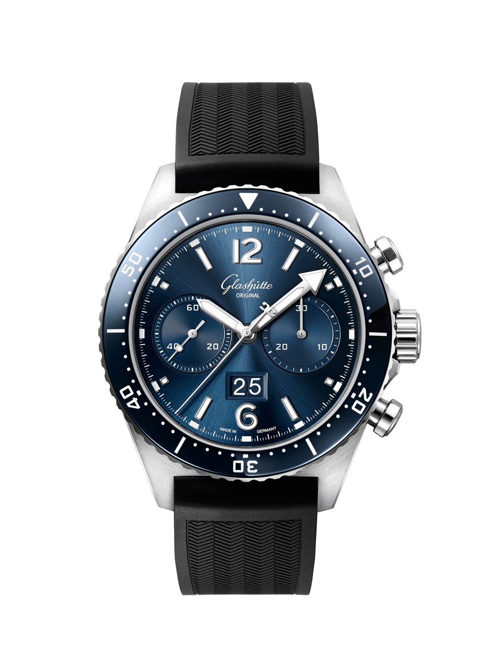 セブンイレブン 冬ギフト 2024 SeaQ Original Glashütte - 1-37-23-02-81-36 Chronograph クロノグラフ