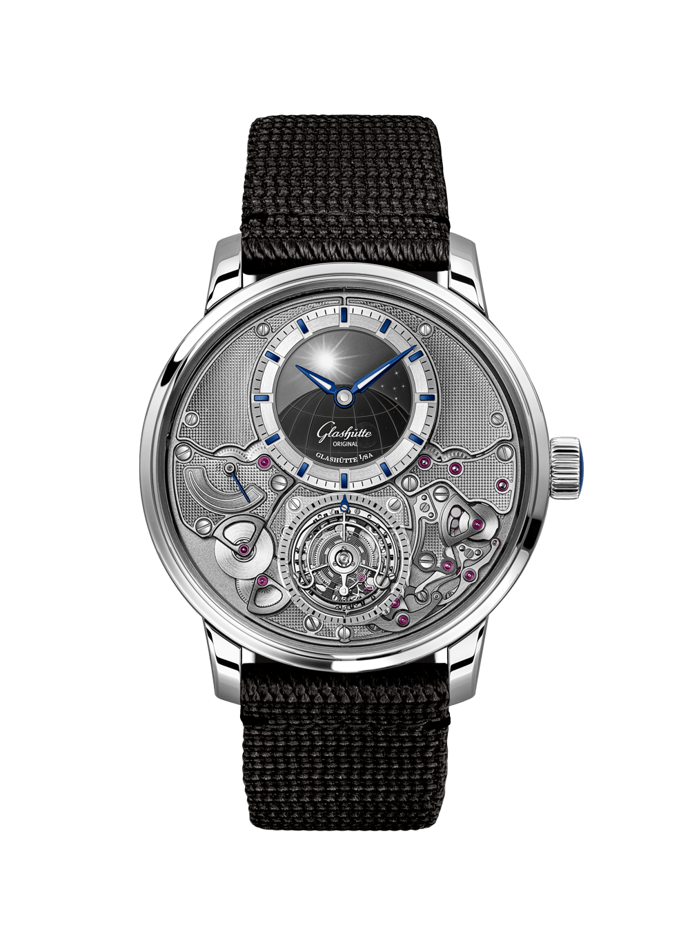 時計 one bite Senator Chronometer Tourbillon 1-58-06-01-03-61 - Glashütte Original