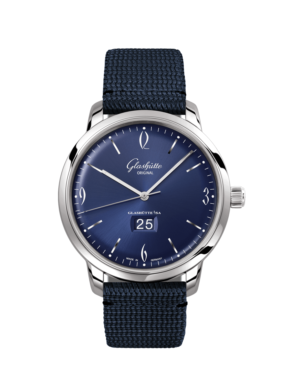 NOMOS Glashütte / Tangente power reserve date /